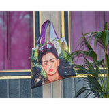 LOQI Frida Kahlo Self-Portrait Hummingbird Reusable Tote Bag
