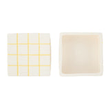 Emporium Lulu Collection Check Box Dolomite Yellow Grid