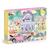 Galison Storrings Roaring 20s Beach House Puzzle 1000pc Multi-Coloured