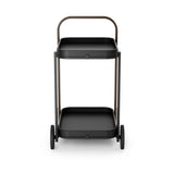 Umbra Bellwood Bar Serving Cart Black & Walnut