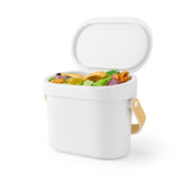 Umbra Bellwood Compost Bin White & Natural