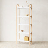 Umbra Bellwood Freestanding Shelf 5 Tier White & Natural
