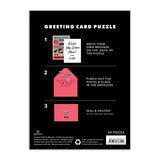 Galison Good Luck Greeting Card Puzzle Multi-Coloured
