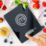 MasterChef Classic Signature Glass Kitchen Scale Black