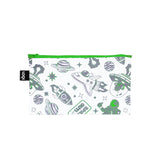 LOQI Kids Space Out Reflective Mini Zip Pocket Multi-Coloured
