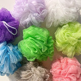 12 pieces Exfoliating Textured Body Scrub Scrubber Sponge Soft Smooth Cleanse Assorted