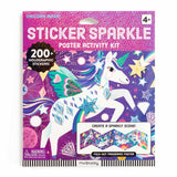 Mudpuppy Unicorn Magic Sticker Sparkle Poster Activity Kit Multi-Coloured