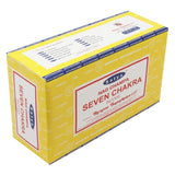 Satya Nag Champa Seven Chakra Incense Sticks Aroma Relaxation 15g x12 Packet