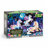 Mudpuppy Unicorn Glow in the Dark Puzzle 100pcs Multi-Coloured
