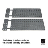 Umbra Peggy Drawer Organizer Charcoal