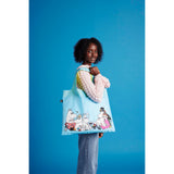 LOQI Moomin Family Recycled Taffeta Tote Bag Multi