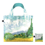 LOQI Vincent Van Gogh Wheat Field With Cypresses Tote Bag