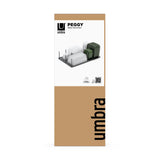 Umbra Peggy Drawer Organizer Charcoal