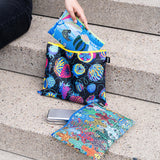 LOQI Sam Wilde Zip Pockets 3pcs Set Multi-Coloured
