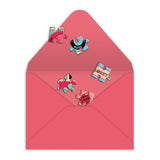 Galison Good Luck Greeting Card Puzzle Multi-Coloured