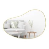 Umbra Hubba Pebble Wall Mirror Brass