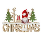 Spotty Tomte Christmas Sign Red 30cm