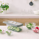 MasterChef Sage Gadgetra 5pc Food Slicer Set Sage & Clear