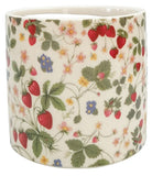 Strawberry Field Planter Green & Red 14cm