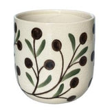 Urban Products Olive Print Planter Brown 16cm