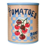 Fresh Tomatoes Can Planter Cream 16cm