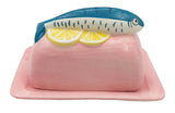 Urban Products Sardines Butter Dish Pink 18cm