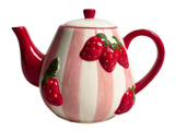 Strawberry Delight Teapot Red 12cm