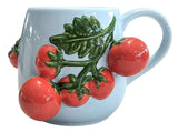 Urban Products Tomato Mug Blue & Red 10cm