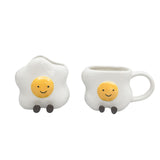 Urban Products Ellie Egg Friends Mug White 9cm