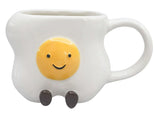 Urban Products Ellie Egg Friends Mug White 9cm