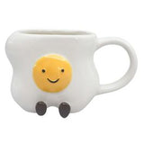 Urban Products Ellie Egg Friends Mug White 9cm