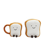 Teddy Toast Friends Mug White 10cm