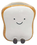 Urban Products Teddy Toast Friends Vessel White 13cm