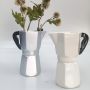 Coffee Pot Vase White 16cm