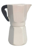 Coffee Pot Vase White 16cm