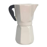 Coffee Pot Vase White 16cm