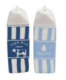 Milk Carton Salt & Pepper Shakers Blue 6