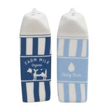 Milk Carton Salt & Pepper Shakers Blue 6