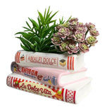 La Dolce Vita Cookbook Planter Pink 18x12x9cm