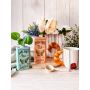 Urban Products Croissant Bag Vase Pink & Brown 18cm