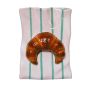 Urban Products Croissant Bag Vase Pink & Brown 18cm