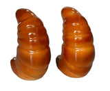 Urban Products Croissant Salt & Pepper Shakers Brown 9cm