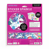 Mudpuppy Unicorn Magic Sticker Sparkle Poster Activity Kit Multi-Coloured