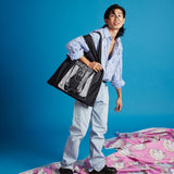 LOQI Moomin Comic Adventures Tote Bag Recycled Taffeta Multi