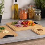 MasterChef Noiranja GripWood Board with Handle Natural & Black