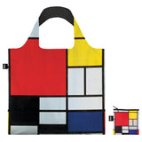 LOQI Mondrian Composition Recycled Polyester Tote Bag Multi