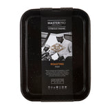 MasterPro Professional Vitreous Enamel Roasting Pan Black