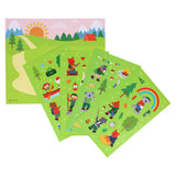Petit Collage Little Campers Mini Sticker Set Green
