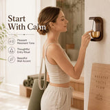 Wooden Magnetic Door Bell No Drilling Self Adhesive Chime Gift Home Decor