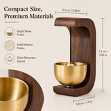 Wooden Magnetic Door Bell No Drilling Self Adhesive Chime Gift Home Decor